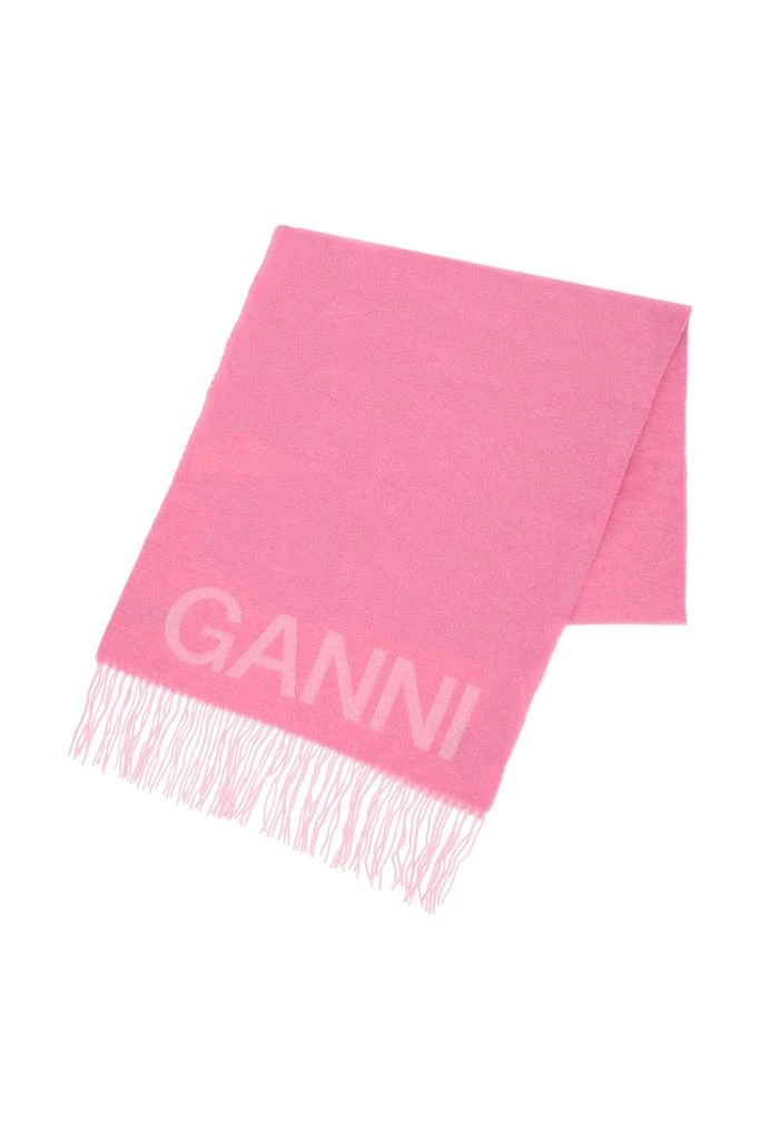 商品Ganni|Ganni Logo Scarf,价格¥575,第3张图片详细描述