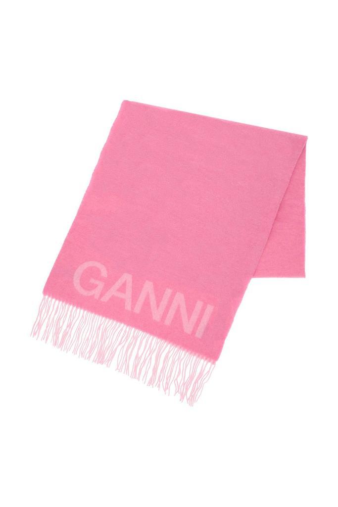 商品Ganni|Ganni Logo Scarf,价格¥549,第5张图片详细描述