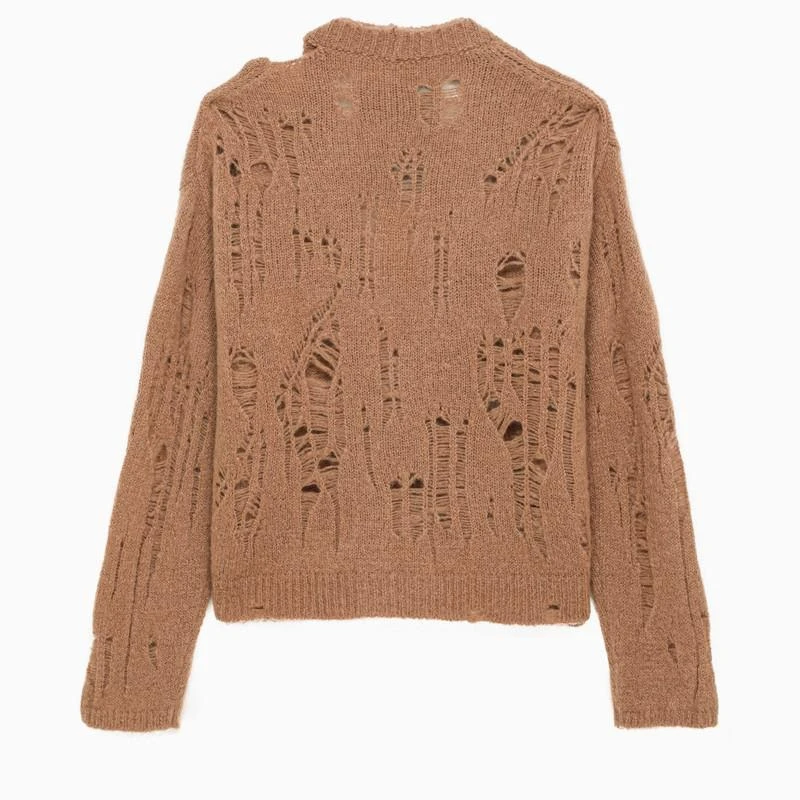 商品RAMAEL|RAMAEL Cardigan en mélangé de couleur biscuit,价格¥2390,第2张图片详细描述