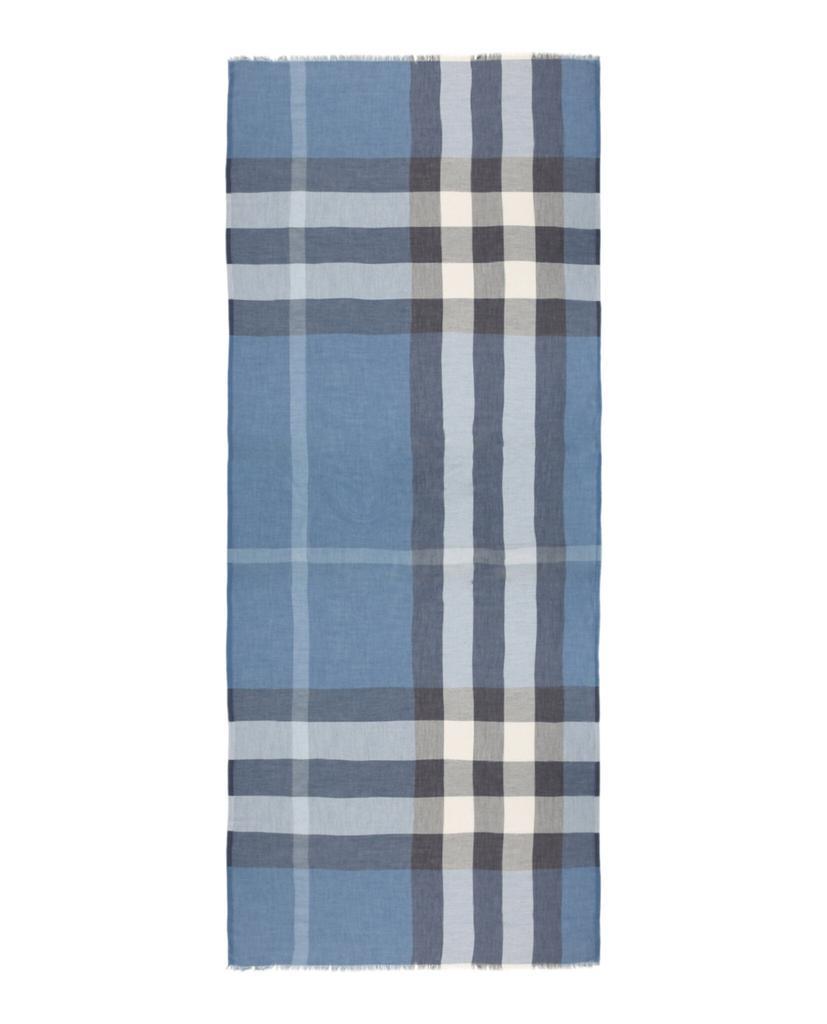 商品Burberry|Lightweight Check Silk Scarf,价格¥1636,第1张图片