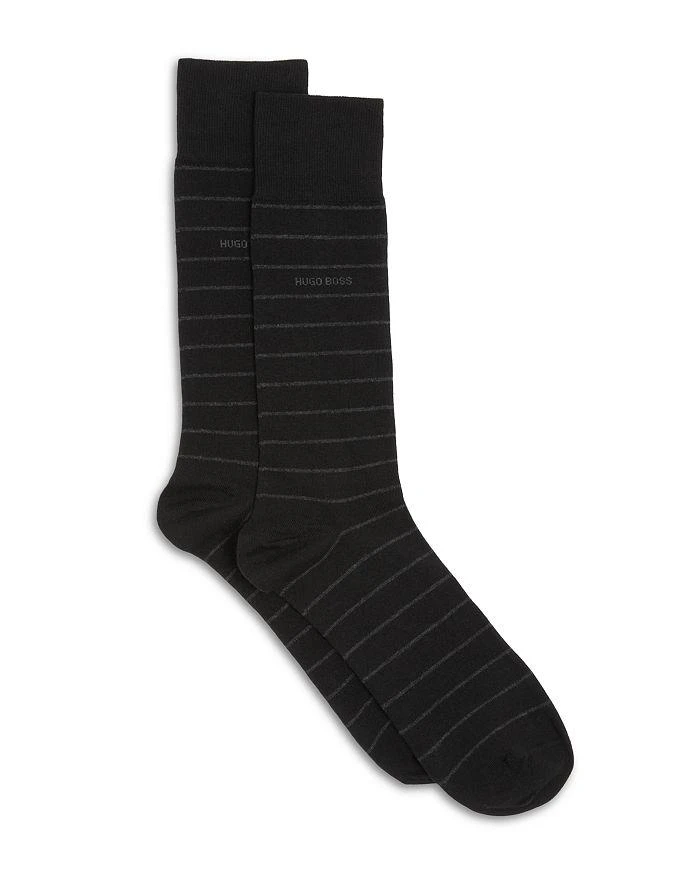 商品Hugo Boss|Brad Striped Dress Socks,价格¥106,第2张图片详细描述