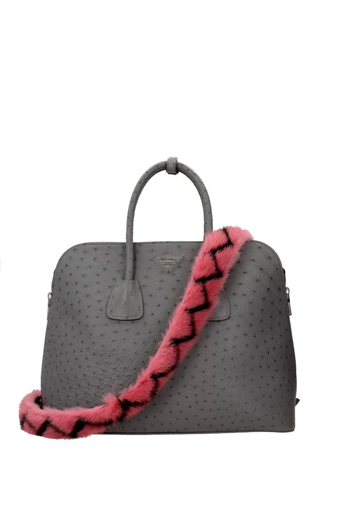 商品Prada|Shoulder Strap Leather Pink,价格¥3486,第2张图片详细描述