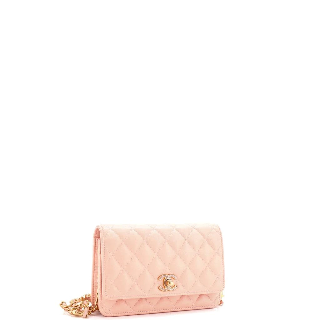 商品[二手商品] Chanel|Roller Skate and Star Charms Wallet on Chain Quilted Caviar with Crystals and Enamel,价格¥32659,第2张图片详细描述