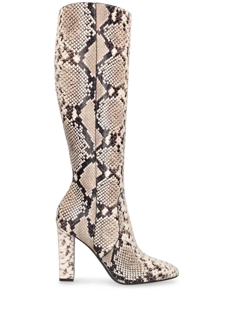 商品Michael Kors|110mm Carly Runway Python Print Boots,价格¥3341,第1张图片