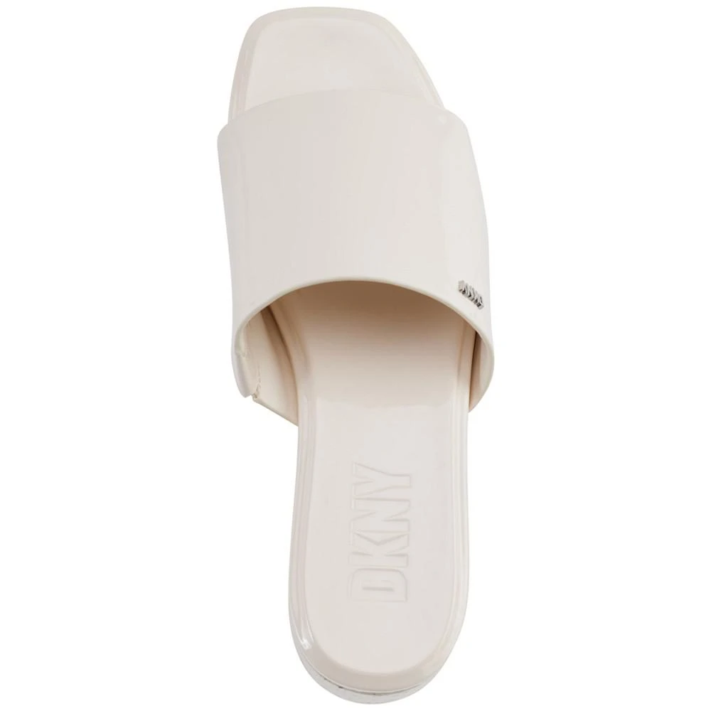 商品DKNY|Women's Adalira Slip-On Platform Wedge Slide Sandals,价格¥572,第4张图片详细描述