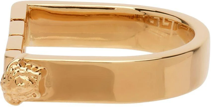 商品Versace|Gold Greca Bar Ring,价格¥687,第3张图片详细描述