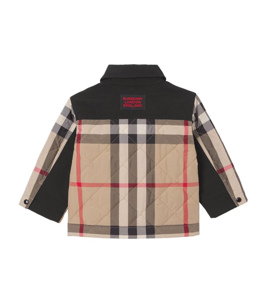 Vintage Check Diamond Quilted Jacket (6-24 Months)商品第2张图片规格展示