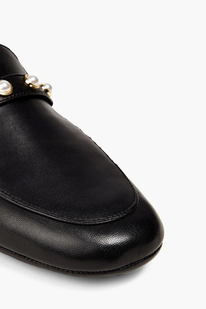 商品Stuart Weitzman|女式 Allpearls 缀饰皮革乐福鞋,价格¥1419,第4张图片详细描述