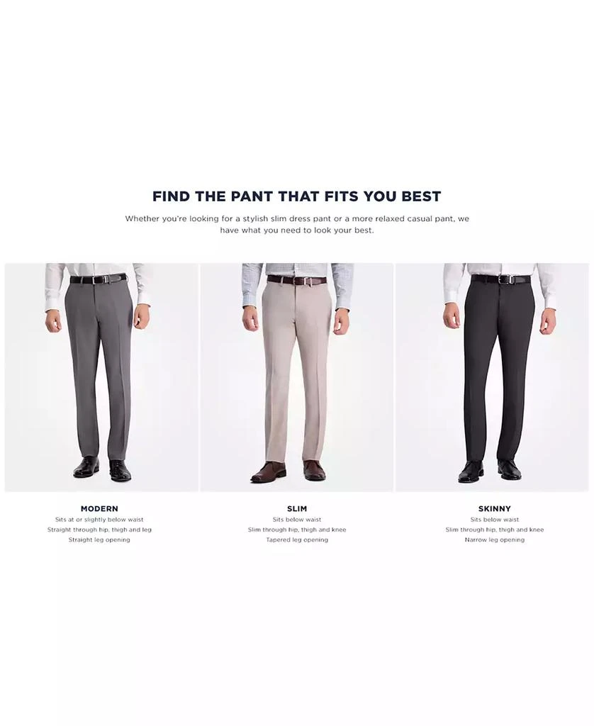 Men's Modern-Fit Micro-Check Dress Pants 商品