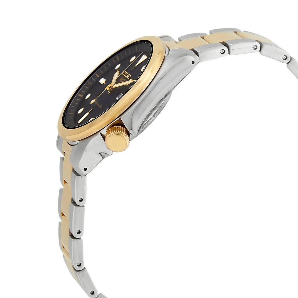 商品Seiko|Seiko 5Sports Automatic Black Dial Two-tone Mens Watch SRPE60K1,价格¥1396,第2张图片详细描述