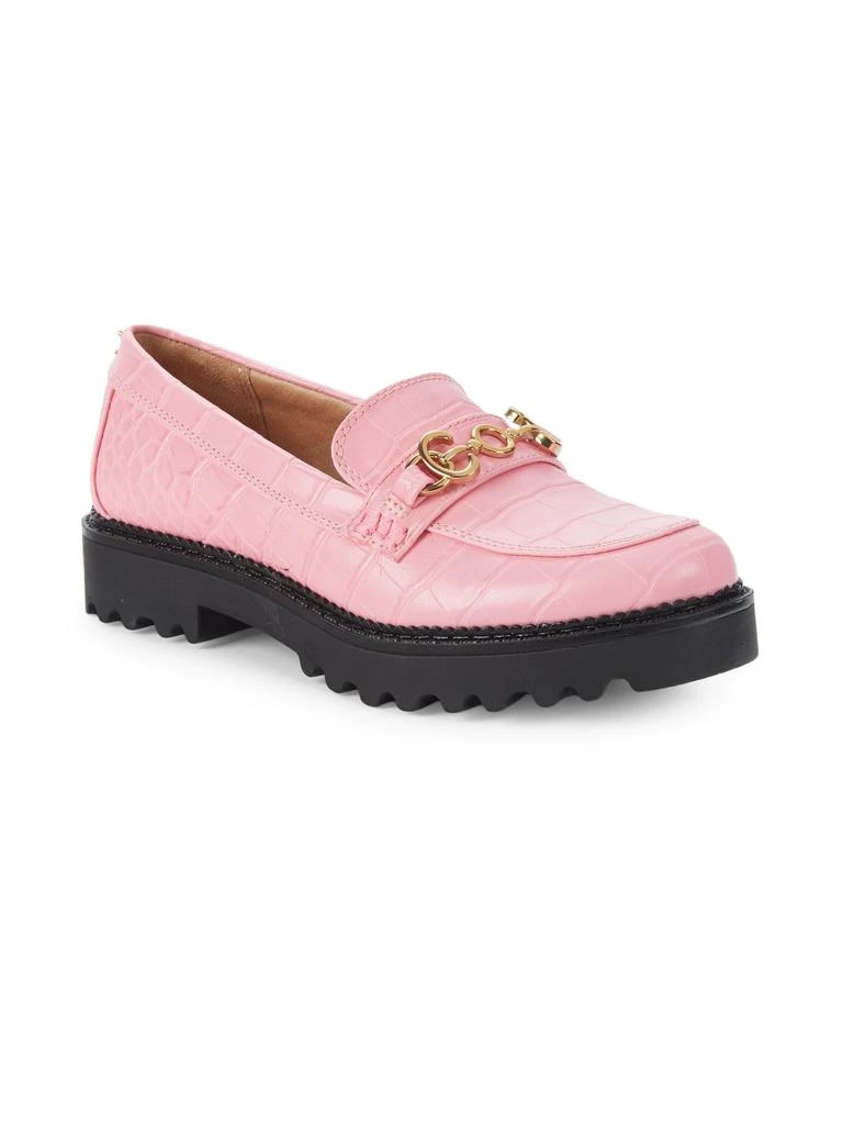 商品Sam Edelman|Deana Croc-Embossed Bit Loafers,价格¥237,第2张图片详细描述