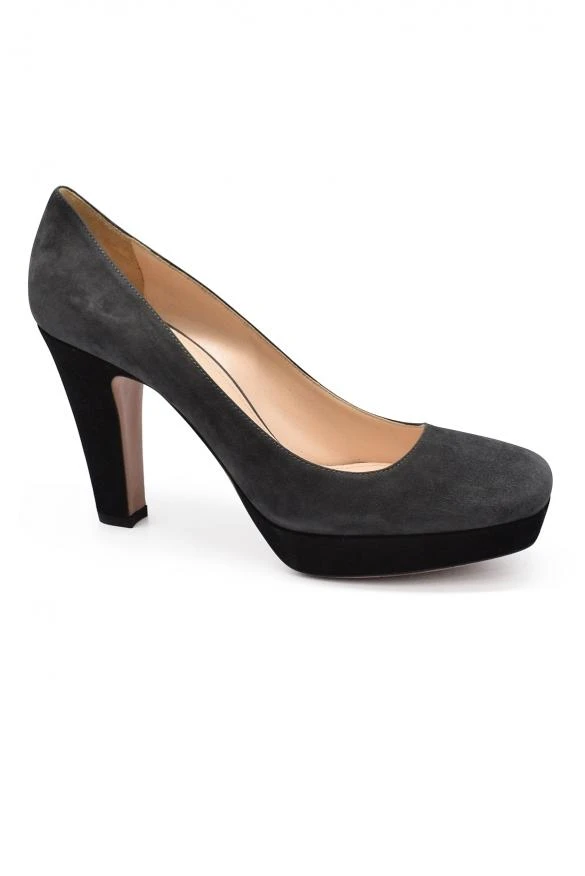 商品Prada|Luxury shoes for women prada pumps in grey suede,价格¥2501,第2张图片详细描述