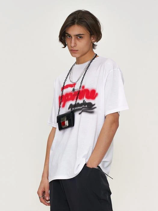 商品NORNOT|Regular Fit Dopamine T-Shirt White,价格¥797,第5张图片详细描述