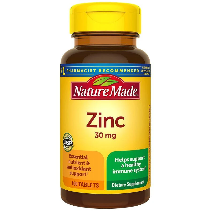 Nature Made Zinc 30 mg Tablets 1
