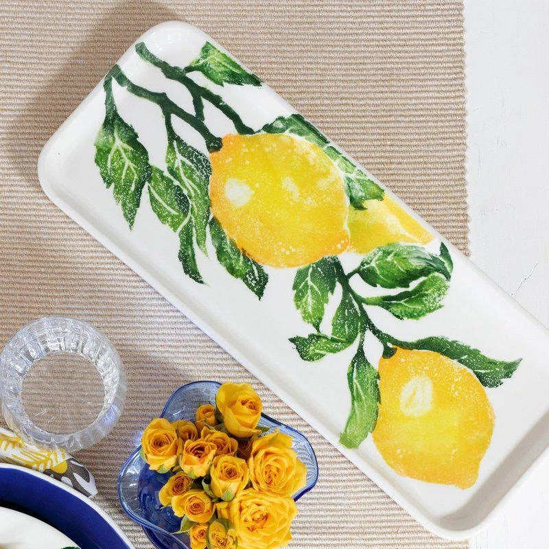 商品Vietri|Limoni Rectangular Tray,价格¥865,第2张图片详细描述