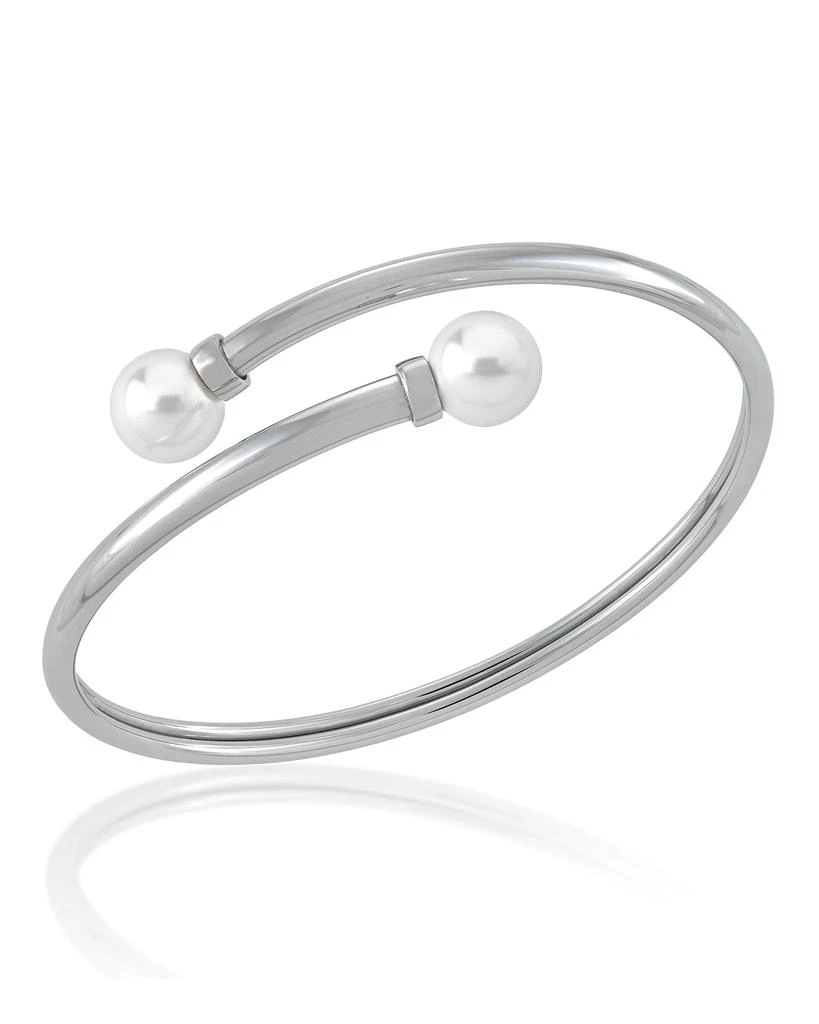 商品Majorica|9mm Coiled Manmade-Pearl Bangle Bracelet,价格¥620,第1张图片