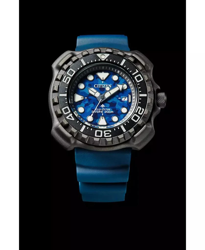 商品Citizen|Eco-Drive Men's Promaster Dive Blue Strap Watch, 47mm,价格¥2479,第4张图片详细描述