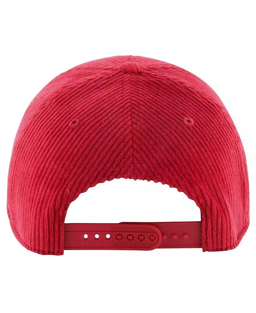 商品47 Brand|47 Brand Men's Red St. Louis Cardinals Wax Pack Collection Corduroy Clean Up Adjustable Hat,价格¥263,第2张图片详细描述