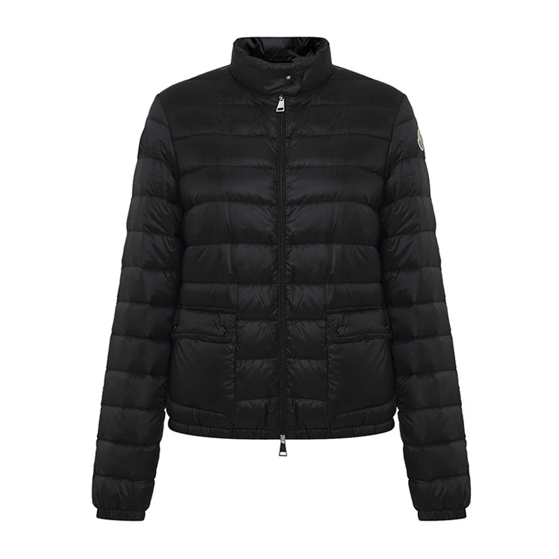 商品[国内直发] Moncler|Moncler 盟可睐 女士黑色拼多色尼龙混纺棉服 4537999-53048-999,价格¥6672,第1张图片