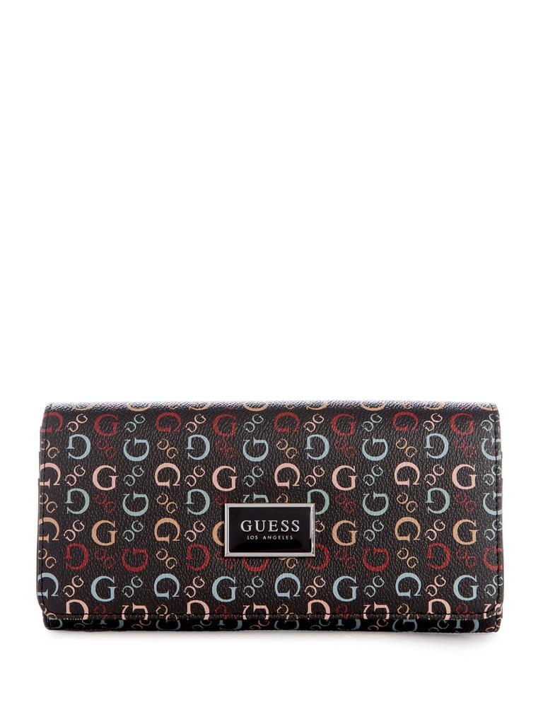 商品Guess Factory|Abree Logo Saffiano Wallet,价格¥243,第6张图片详细描述