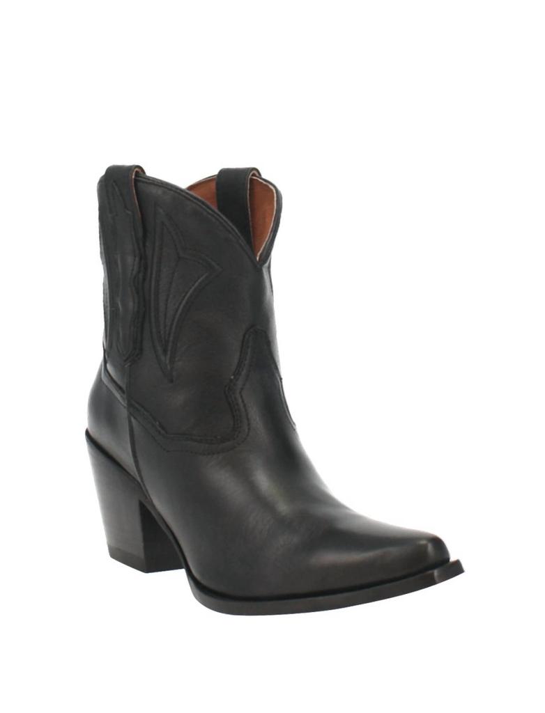 Myla Western Booties - Medium Width In Black商品第2张图片规格展示