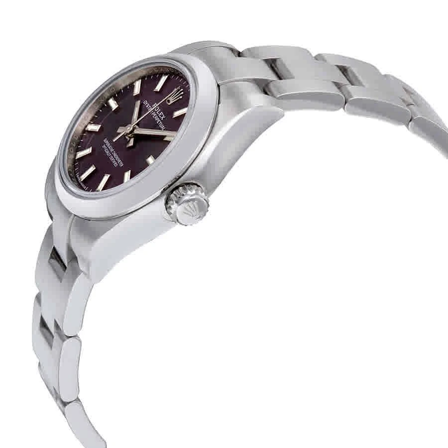 商品Rolex|Lady Oyster Perpetual 26 Purple Dial Stainless Steel Oyster Bracelet Automatic Watch 176200PUSO,价格¥37521,第2张图片详细描述