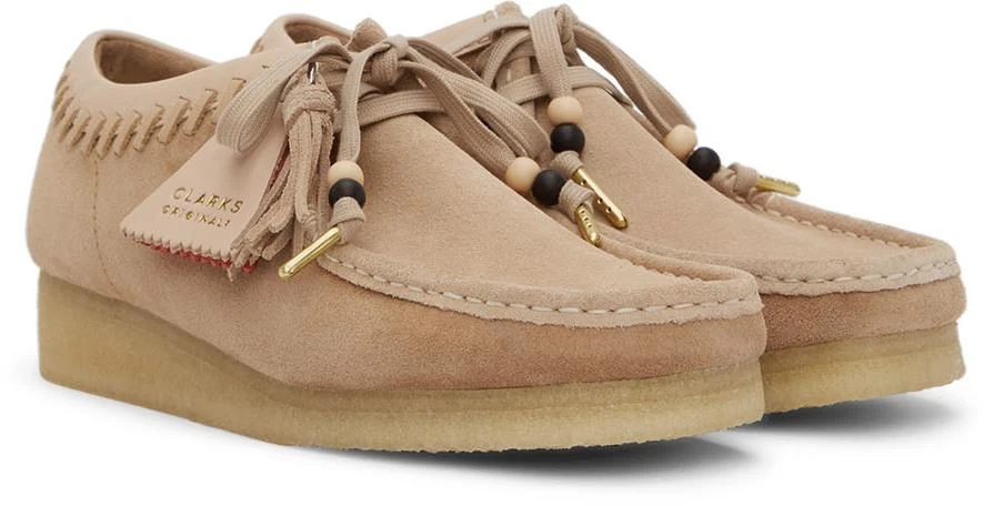 商品Clarks|Tan Wallabee Derbys,价格¥649,第4张图片详细描述