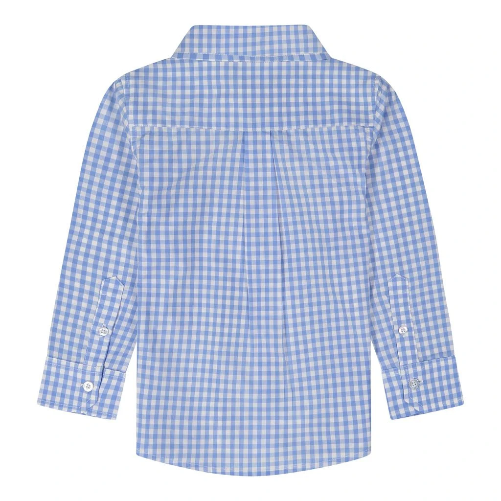 商品Andy & Evan|Boys Gingham Button Down Shirt,价格¥77,第4张图片详细描述