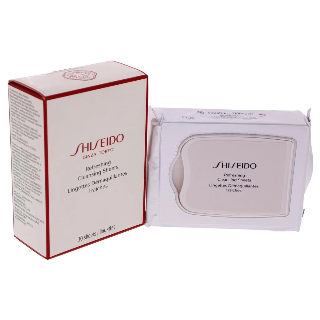 商品Shiseido|Refreshing Cleansing Sheet by  for Unisex - 30 Count Wipes,价格¥197,第4张图片详细描述