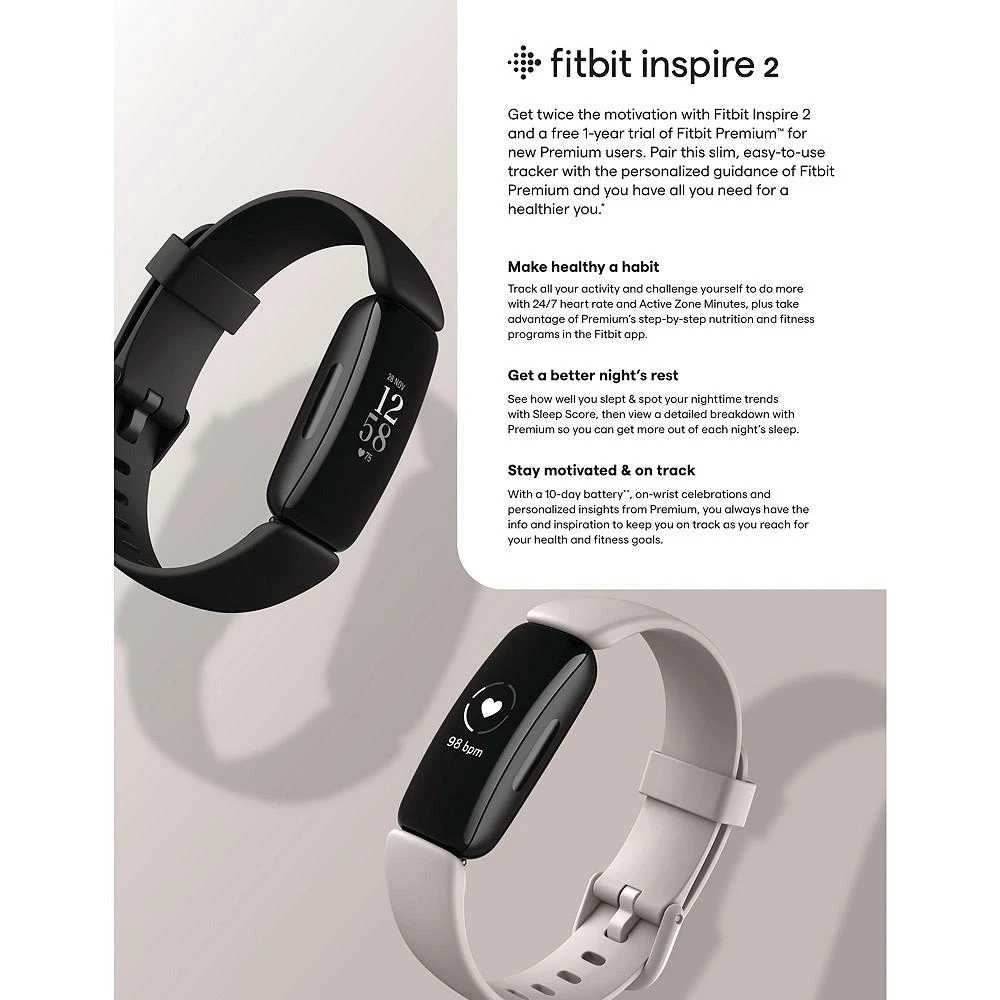 Inspire 2 Lunar White Strap Smart Watch  19.5mm 商品