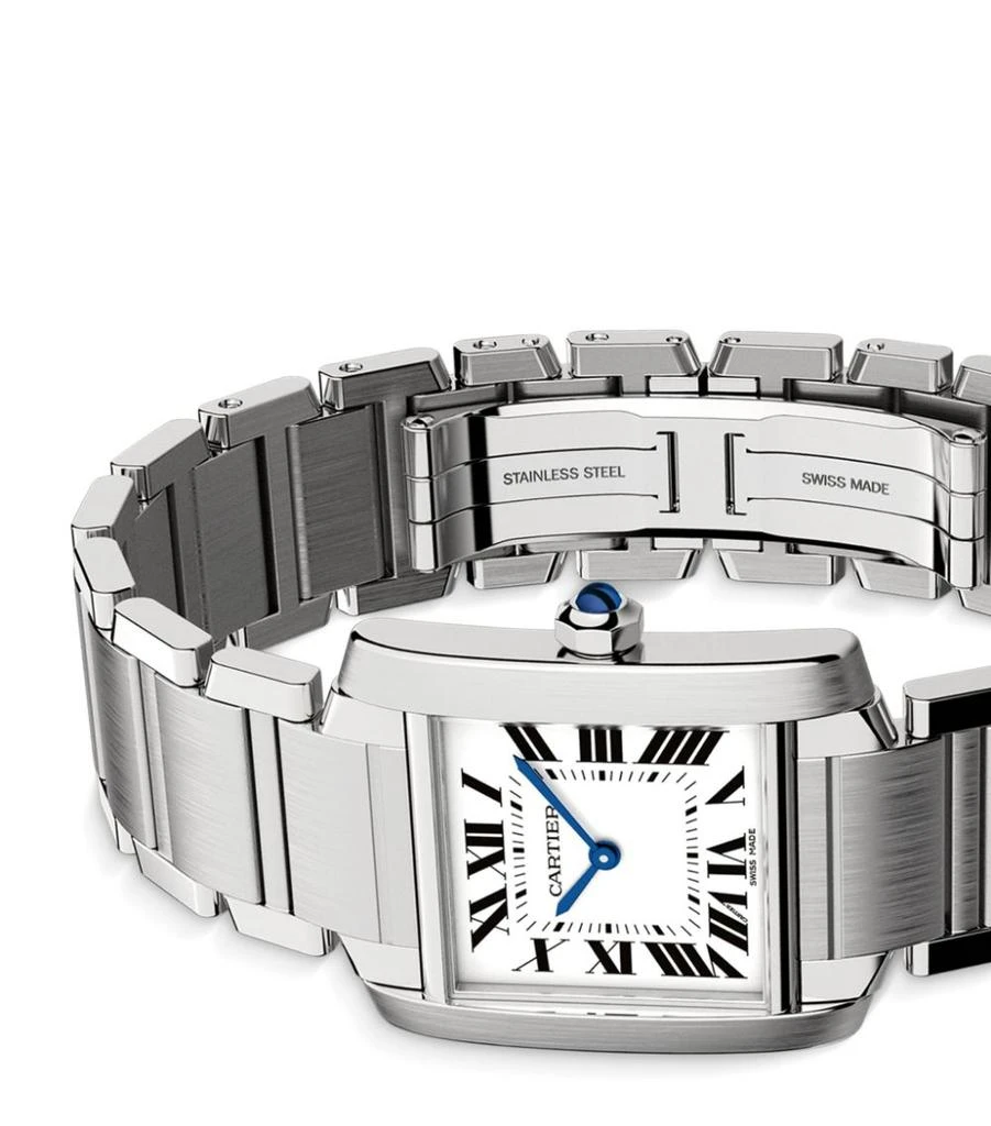 商品Cartier|Medium Stainless Steel Tank Française Watch 25mm,价格¥36882,第4张图片详细描述