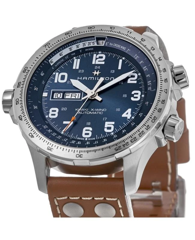 商品Hamilton|汉密尔顿瑞士手表卡其航空超越风速自动机械皮带腕表,价格¥6144,第2张图片详细描述