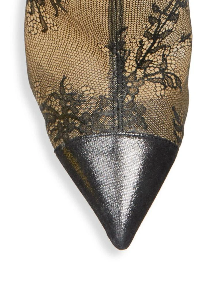 商品Christian Louboutin|Christian Louboutin - Gipsybootie Floral Lace Booties,价格¥8924,第3张图片详细描述