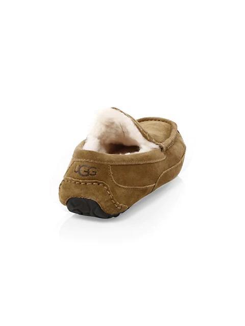 商品UGG|Men's Ascot Suede UGGpure-Lined Slippers,价格¥406-¥884,第5张图片详细描述