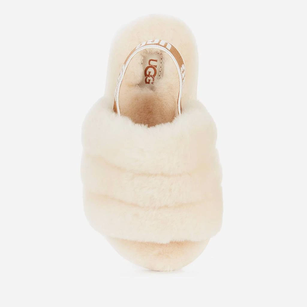 商品UGG|UGG TODDLERS' FLUFF YEAH SLIDE SLIPPERS - NATURAL,价格¥466,第3张图片详细描述