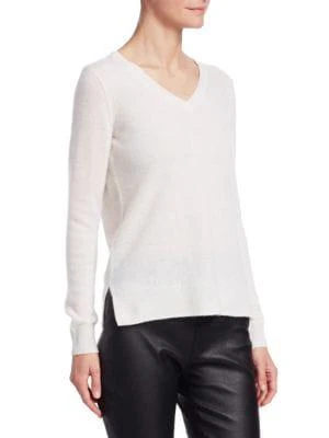 商品Saks Fifth Avenue|COLLECTION Featherweight Cashmere V-Neck Sweater,价格¥315,第3张图片详细描述