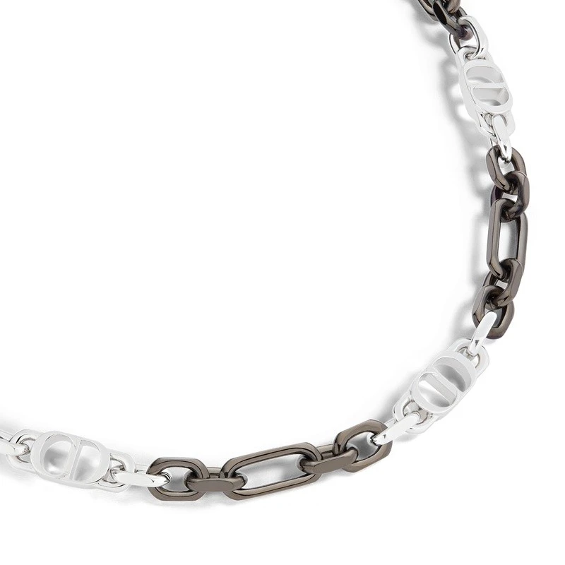 商品Dior|Dior 迪奥 男士多色黄铜项链,价格¥6224,第4张图片详细描述