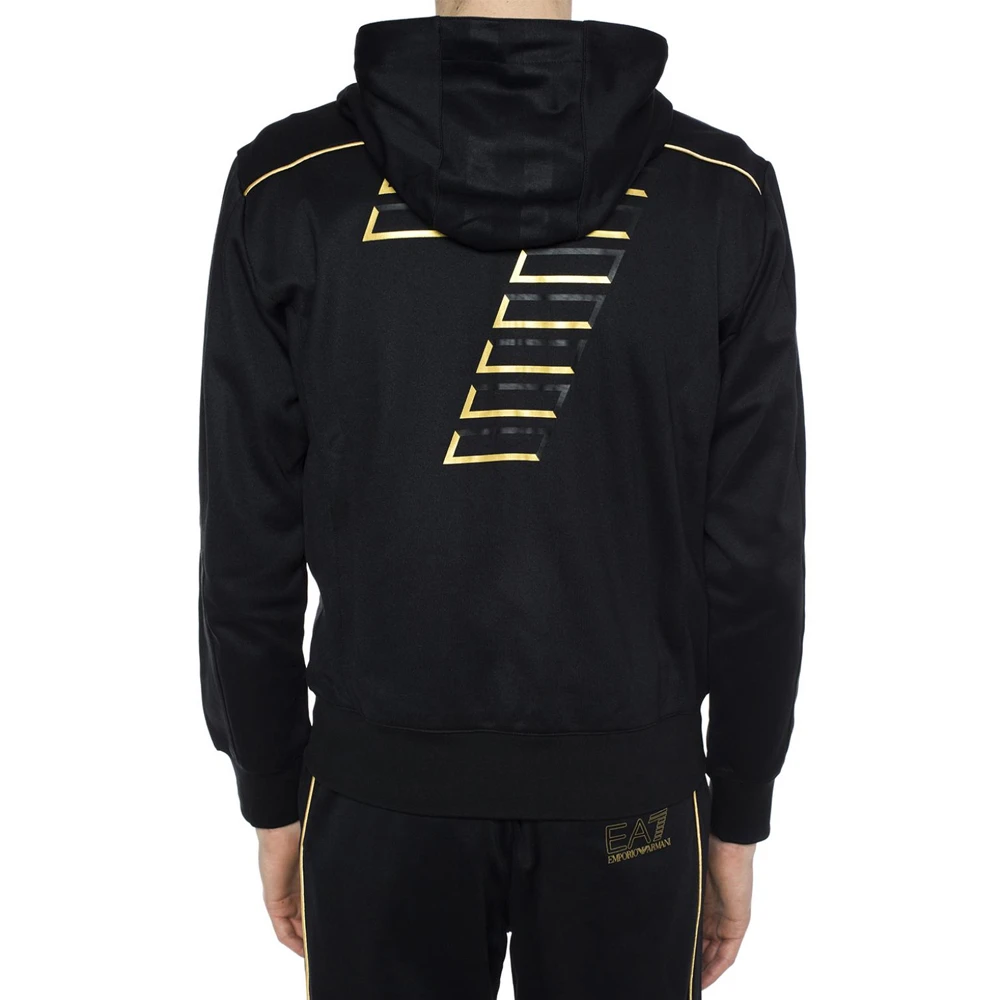 EMPORIO ARMANI 男士黑色饰有贴花和印花标志运动衫 3ZPMA9-PJL3Z-1200 商品
