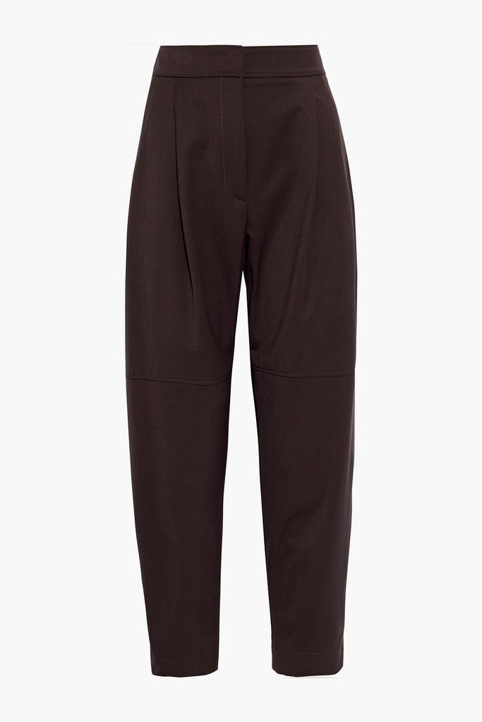 商品Brunello Cucinelli|Cropped wool-blend twill tapered pants,价格¥4005,第1张图片