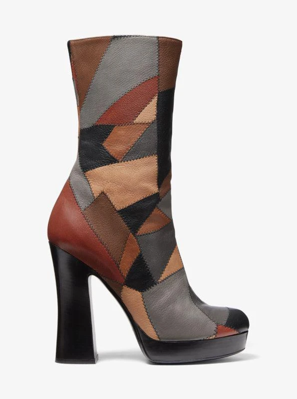 商品Michael Kors|Emmy Patchwork Leather Platform Boot,价格¥2923,第2张图片详细描述