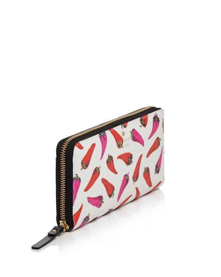 商品Kate Spade|Lacey Hot Pepper Print Wallet,价格¥999,第3张图片详细描述