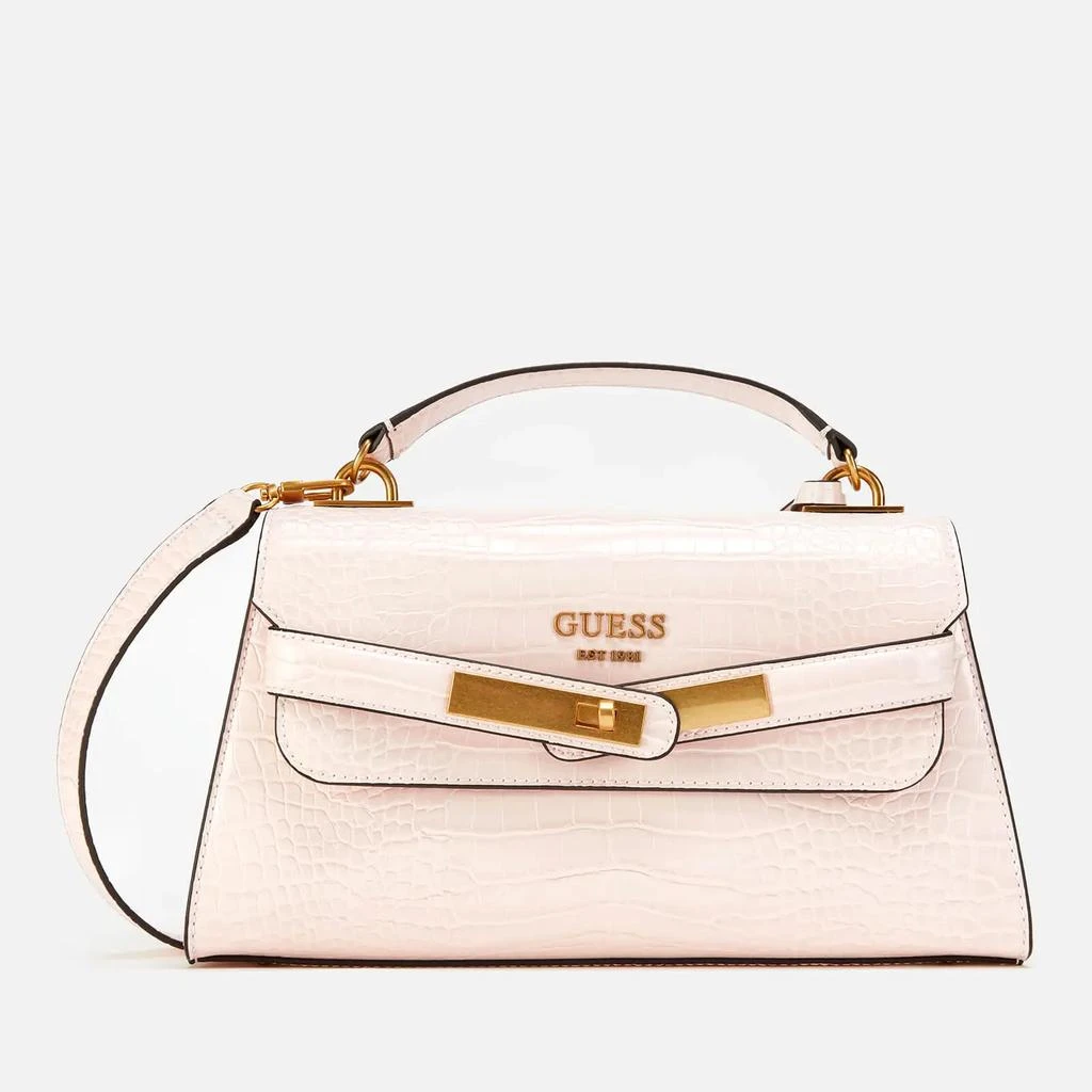 商品GUESS|Guess Women's Enisa Top Handle Flap Bag - Powder Pink,价格¥659,第1张图片