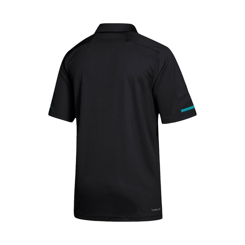 商品Adidas|Men's Gray San Jose Sharks Game Day climalite Polo Shirt,价格¥559,第6张图片详细描述