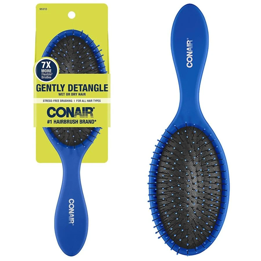商品Conair|Detangling Full-Size Cushion Wet/Dry Hairbrush,价格¥43,第2张图片详细描述