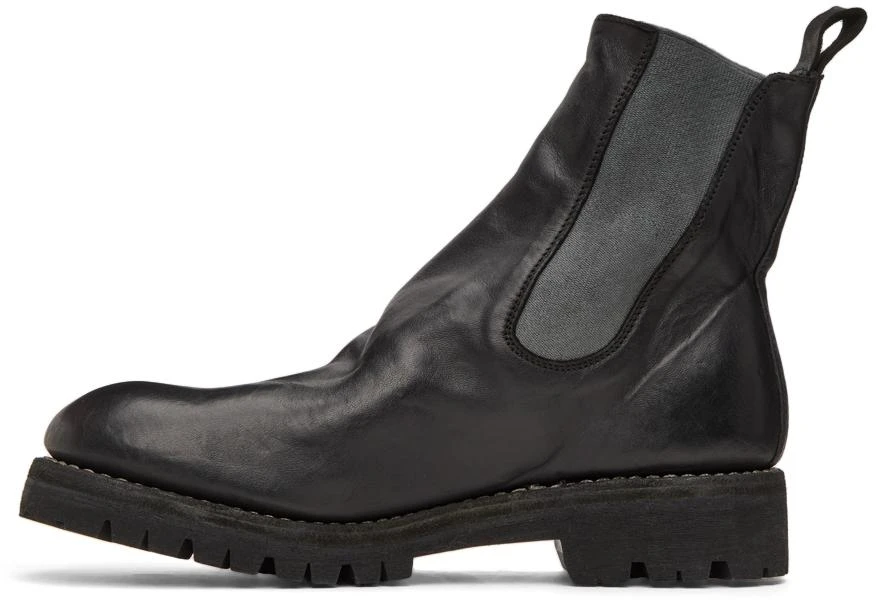 商品guidi|Black Leather Chelsea Boots,价格¥6714,第3张图片详细描述