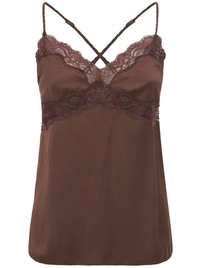 商品LOVE STORIES|Pandora Satin & Lace Camisole,价格¥709,第1张图片