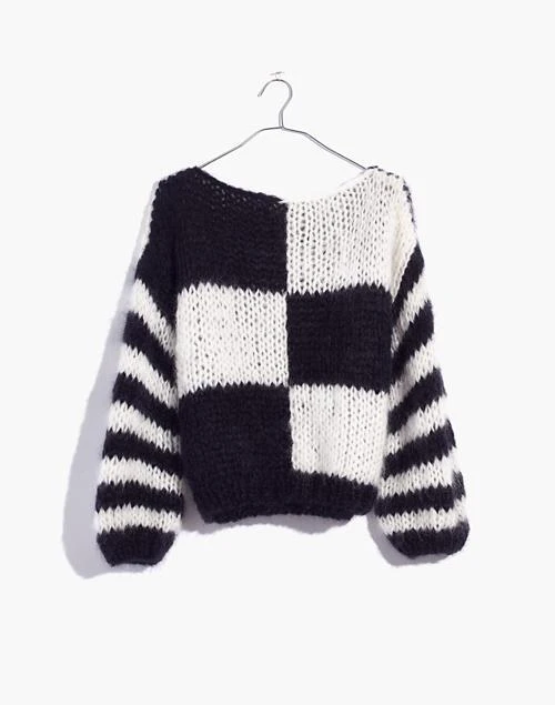 商品Madewell|Madewell x Maiami Checker Big Sweater,价格¥2376,第5张图片详细描述