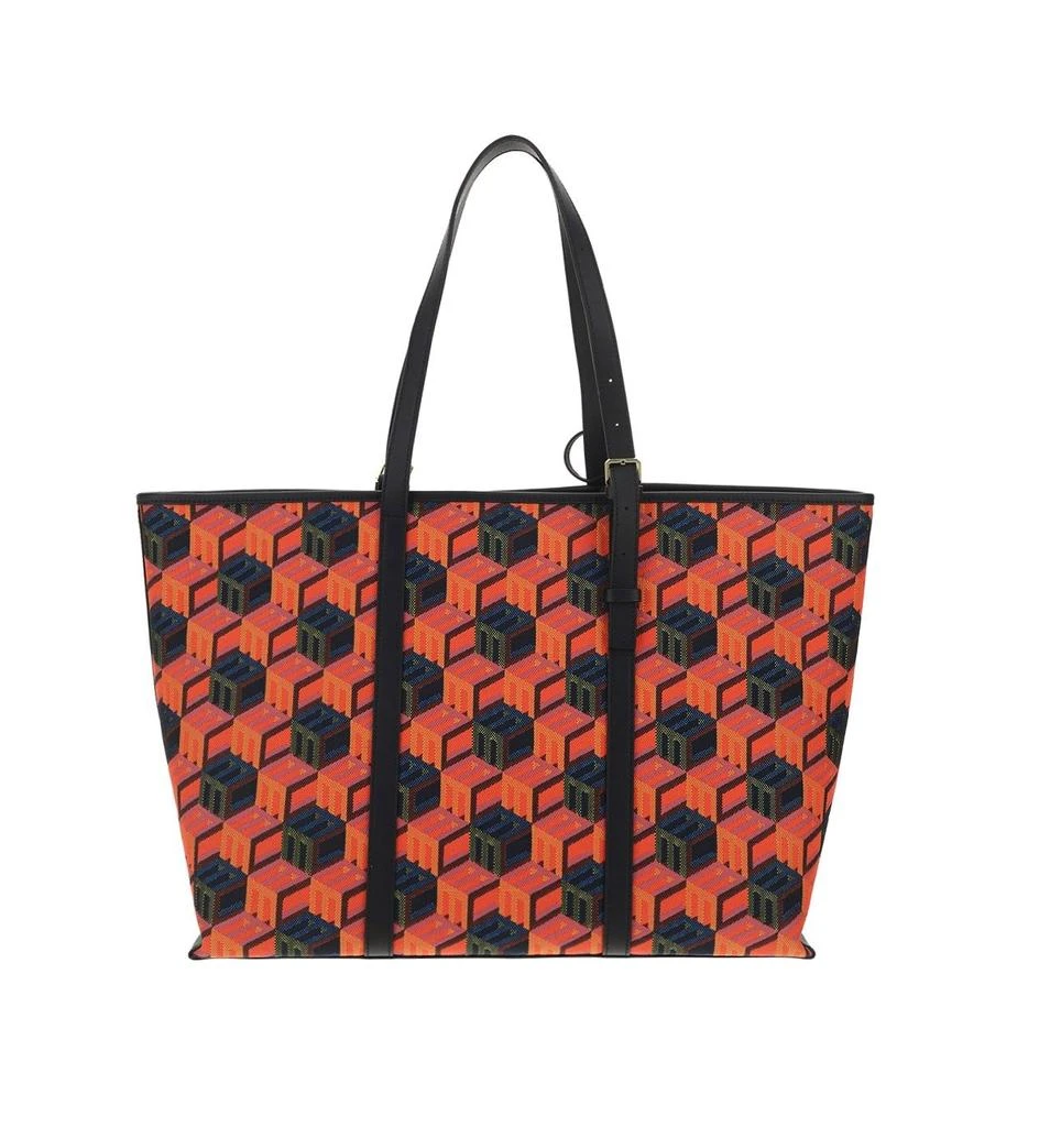 商品MCM|MCM Cubic Monogram Jacquard Tote Bag,价格¥3430,第2张图片详细描述