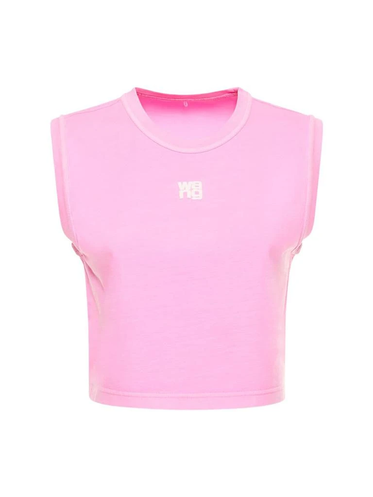 商品Alexander Wang|Essential Muscle Cotton Jersey T-shirt,价格¥503,第1张图片