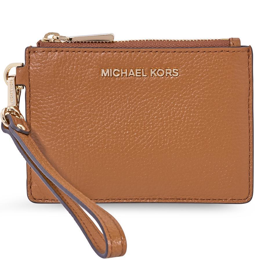 商品Michael Kors|Mercer Pebbled Leather Coin Purse- Acorn,价格¥435,第1张图片